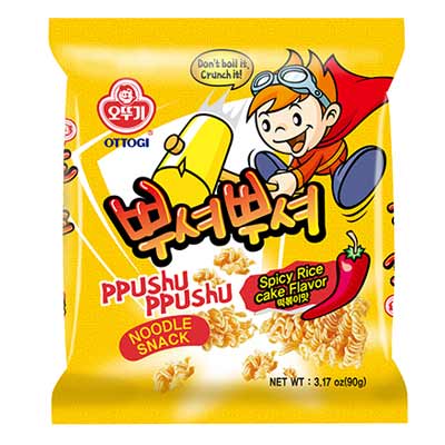 OTTOGI Ppushu Ppushu Spicy Rice Cake 90g