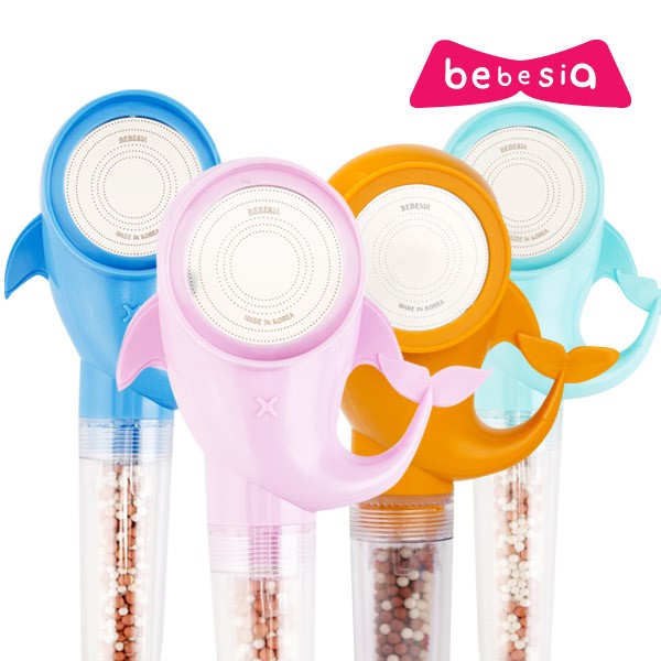 Bebesia Dolphin Filter Shower Head Set with Refills