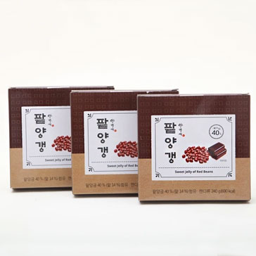 Yanggeang Sweet Red Bean Jelly 40g (6 Pieces per box)