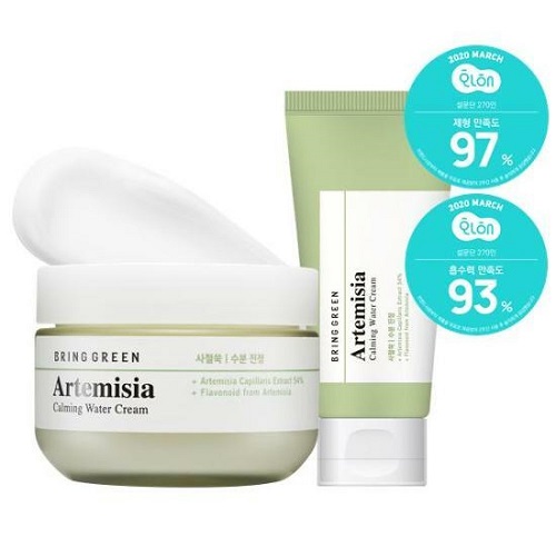 BRING GREEN Artemisia Calming Water Cream 2.53 fl. oz. X 2EA