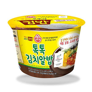 Ottogi Cooked Rice and Fish Roe Sauce with Kimchi Bowl (192g) Order limit 4 per customer