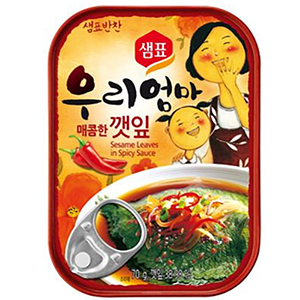 샘표 - 우리엄마 매콤한 깻잎 70g